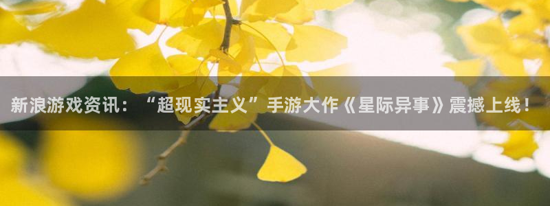 杜邦娱乐线路测试：新浪游戏资讯：“超现实主义”手游大作《星际