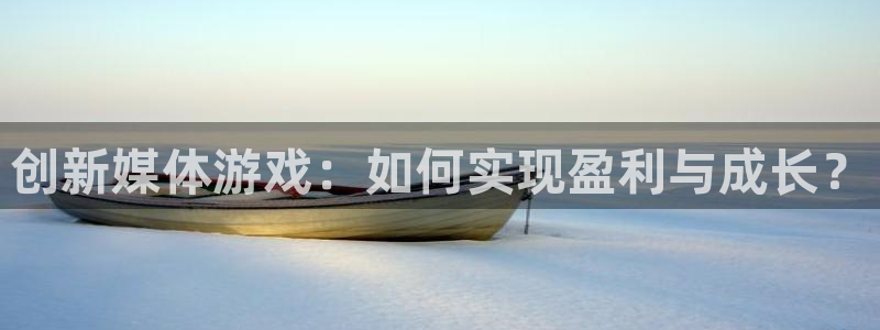 杜邦娱乐平台官网入口：创新媒体游戏：如何实现盈利与成长？